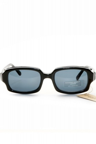 Katharine Hamnett - Occhiali da sole vintage in celluloide rettangolari unisex