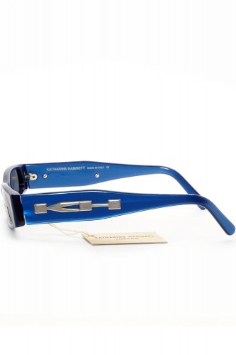 Katharine Hamnett - Occhiali da sole vintage in celluloide rettangolari unisex