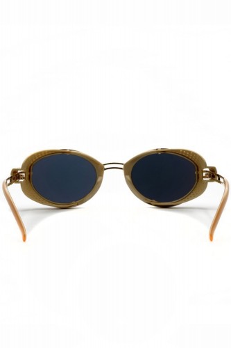 Jean Paul Gaultier vintage - Occhiali da sole vintage combinati ovali unisex