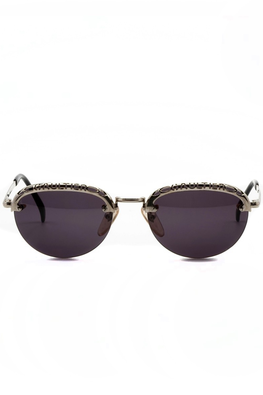 Jean Paul Gaultier vintage - Occhiali da sole vintage in metallo ovali unisex