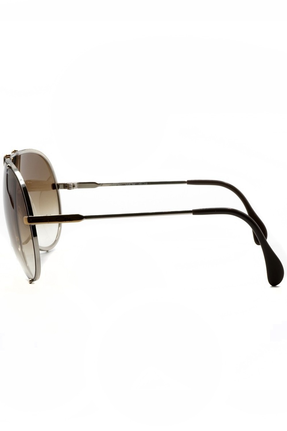 Cazal vintage - Occhiali da sole vintage in metallo aviator da uomo argento -