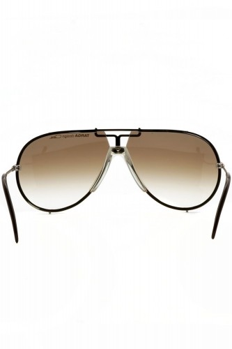 Cazal vintage - Occhiali da sole vintage in metallo aviator da uomo argento -