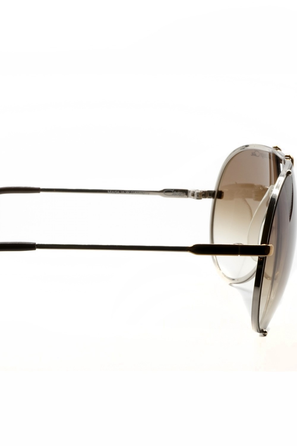 Cazal vintage - Occhiali da sole vintage in metallo aviator da uomo argento -