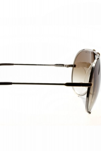 Cazal vintage - Occhiali da sole vintage in metallo aviator da uomo argento -