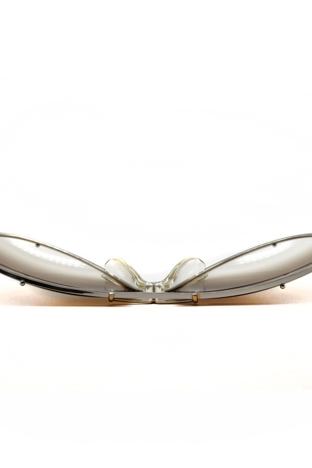 Cazal vintage - Occhiali da sole vintage in metallo aviator da uomo argento -