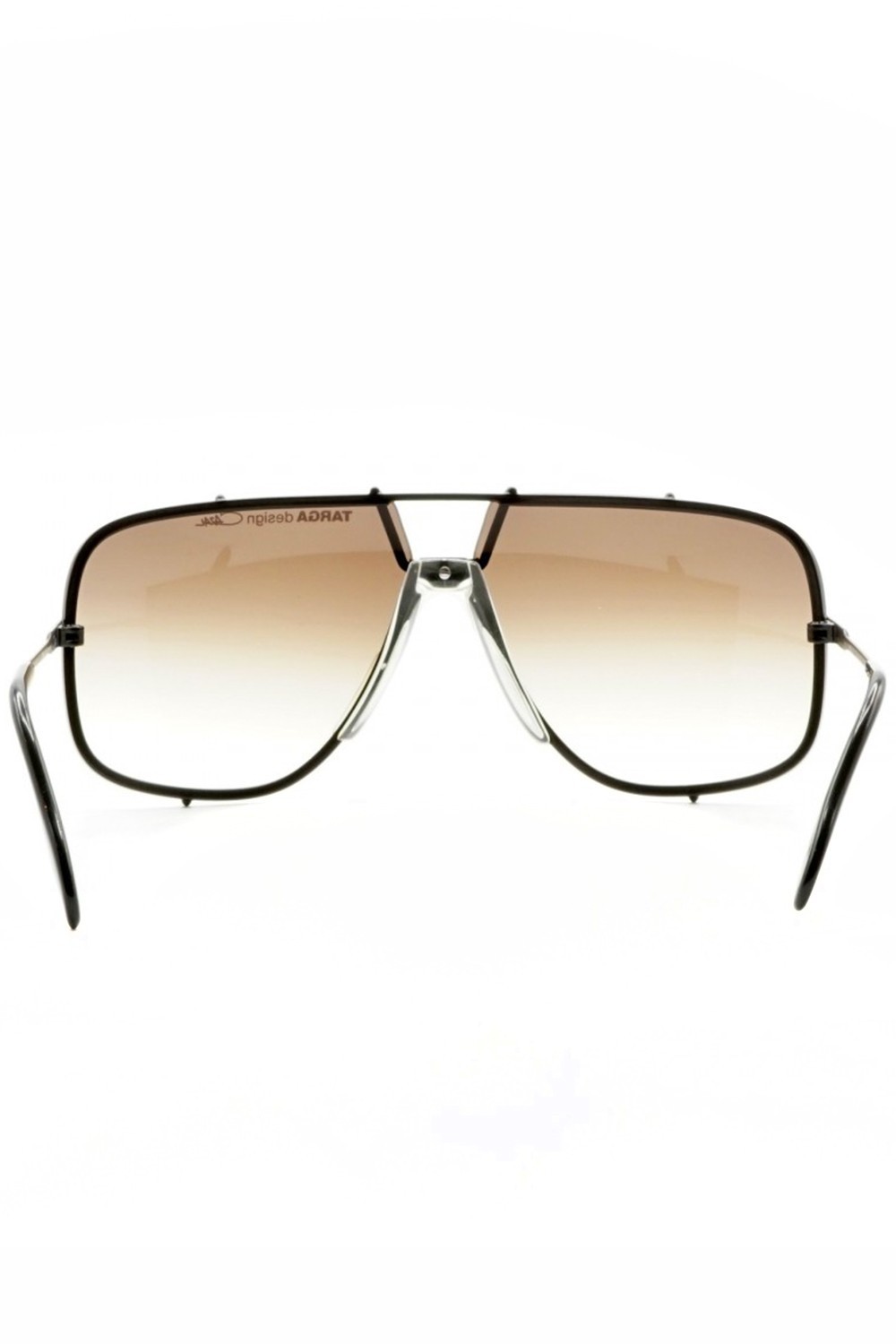 Cazal vintage - Occhiali da sole vintage in metallo squadrati da uomo nero -