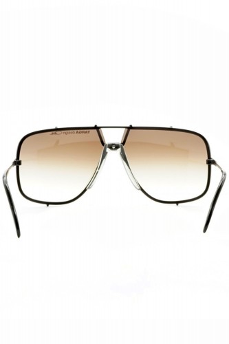 Cazal vintage - Occhiali da sole vintage in metallo squadrati da uomo nero -