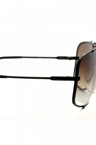 Cazal vintage - Occhiali da sole vintage in metallo squadrati da uomo nero -