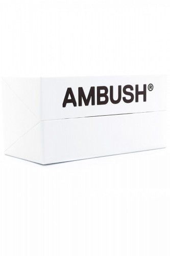 Ambush - Occhiali da sole in celluloide rettangolari unisex rosso - BERI004 2528