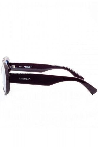 Ambush - Occhiali da sole in celluloide ovali unisex viola  - BERI001 3745