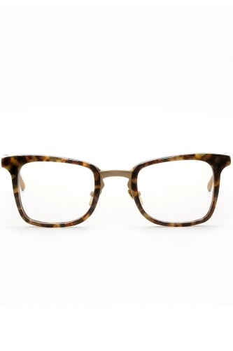 AM Eyewear - Occhiali da vista combinati squadrati unisex tartarugato - LENNY