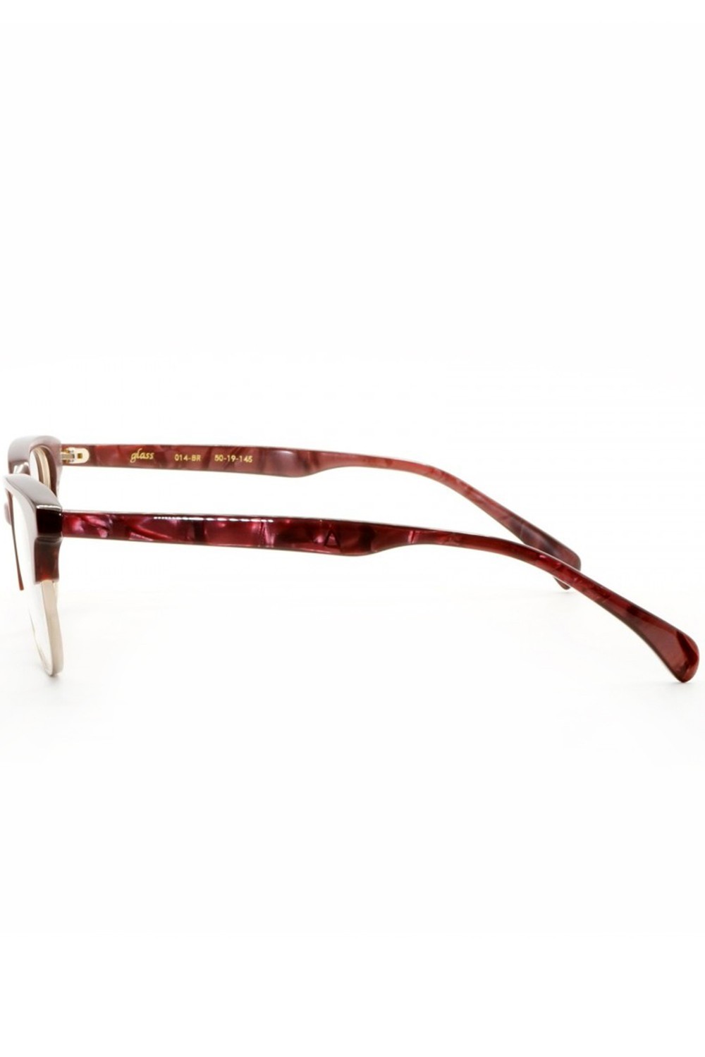 AM Eyewear - Occhiali da vista combinati cat eye per donna viola , bordeaux -