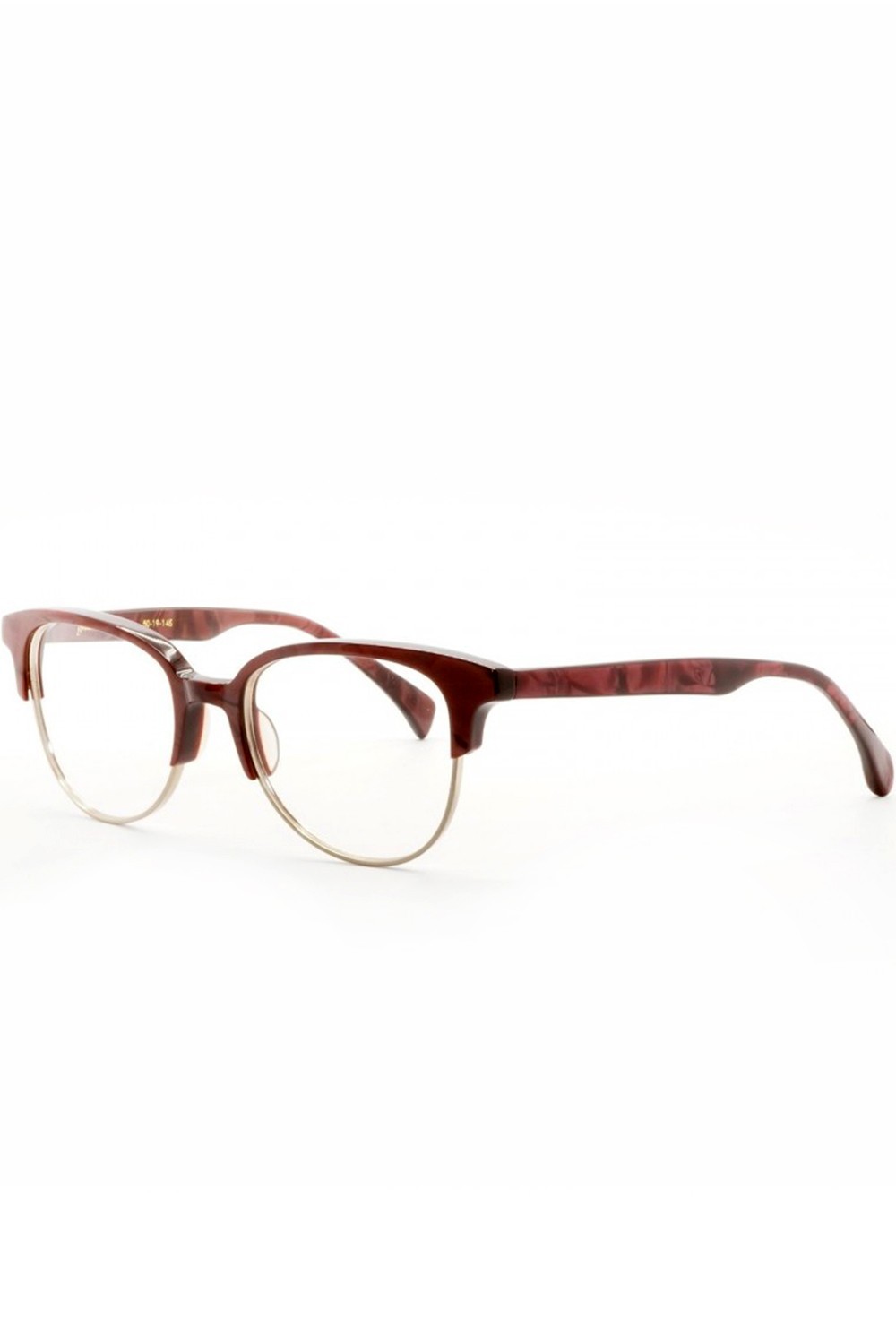 AM Eyewear - Occhiali da vista combinati cat eye per donna viola , bordeaux -