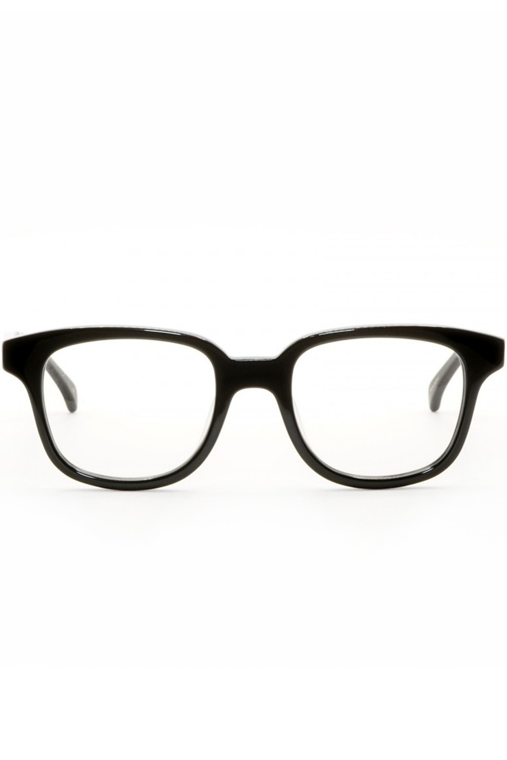 AM Eyewear - Occhiali da vista in celluloide squadrati unisex nero, marrone -