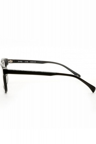 AM Eyewear - Occhiali da vista in celluloide squadrati unisex nero, marrone -