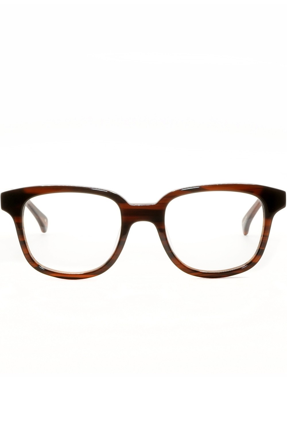 AM Eyewear - Occhiali da vista in celluloide squadrati unisex nero, marrone -