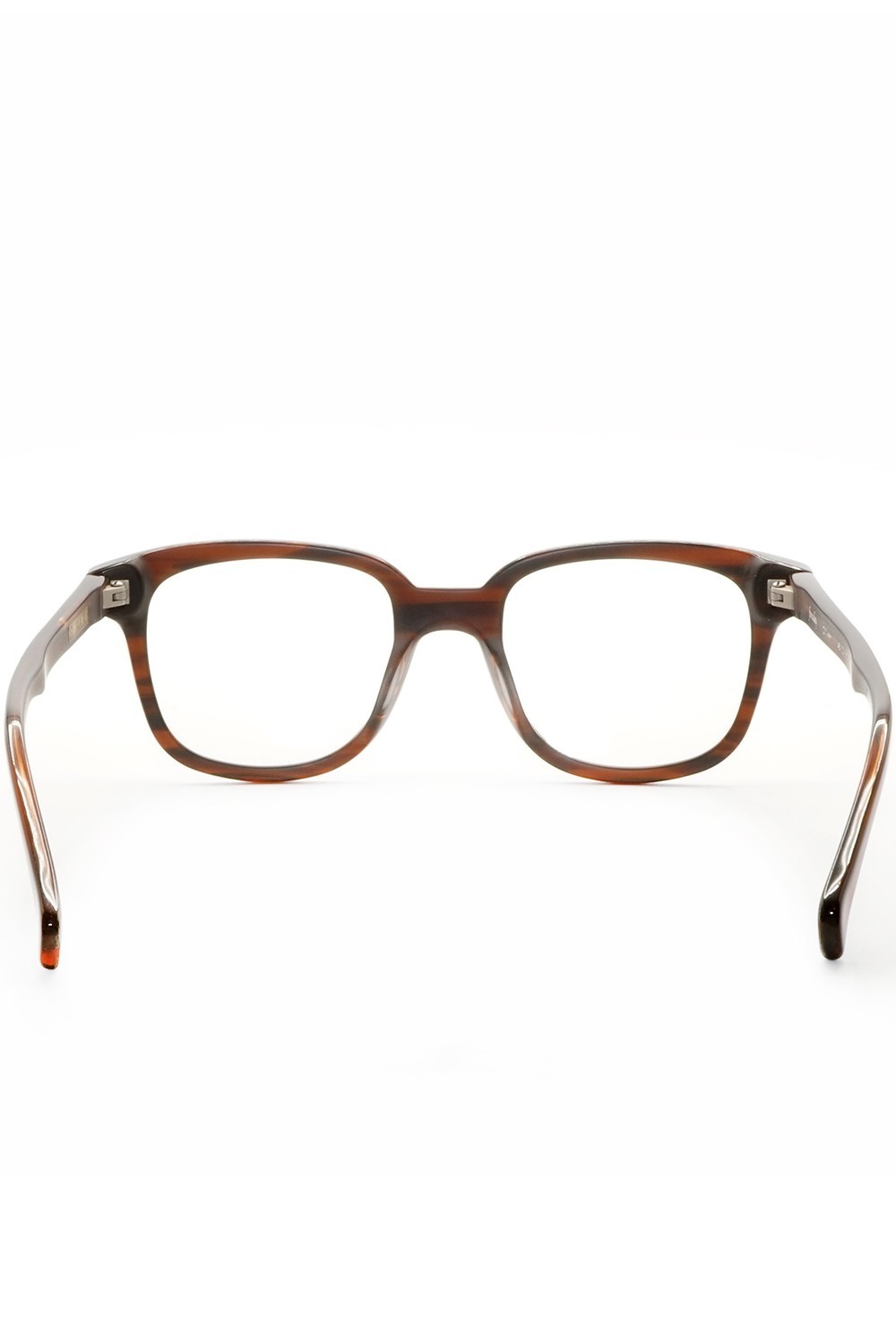 AM Eyewear - Occhiali da vista in celluloide squadrati unisex nero, marrone -