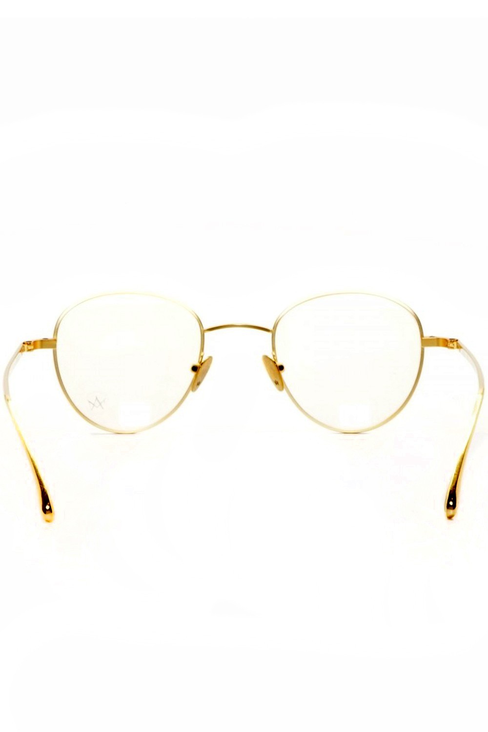 AM Eyewear - Occhiali da vista in metallo tondi unisex oro - SEIDLER 021-GL