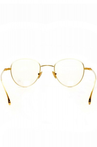 AM Eyewear - Occhiali da vista in metallo tondi unisex oro - SEIDLER 021-GL