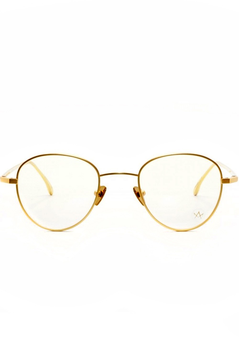 AM Eyewear - Occhiali da vista in metallo tondi unisex oro - SEIDLER 021-GL