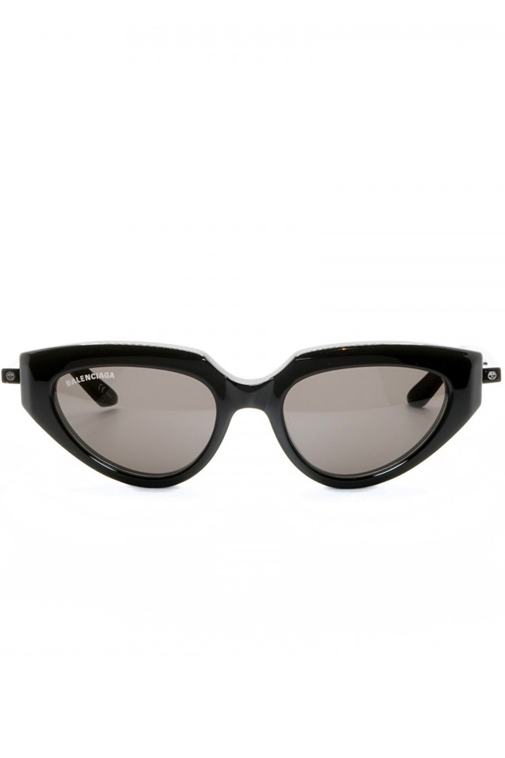 Balenciaga - Occhiali da sole in celluloide cat eye per donna nero - BB0159S 001