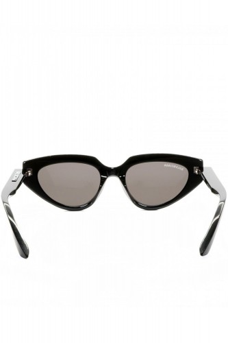 Balenciaga - Occhiali da sole in celluloide cat eye per donna nero - BB0159S 001