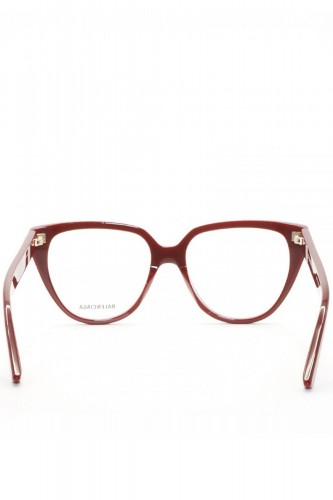 Balenciaga - Occhiali da vista in celluloide cat eye per donna bordeaux -