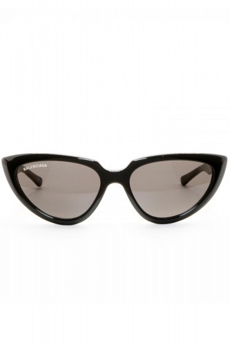 Balenciaga - Occhiali da sole in celluloide cat eye per donna nero - BB0182S 001 2