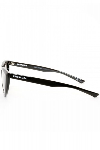 Balenciaga - Occhiali da sole in celluloide cat eye per donna nero - BB0182S 001