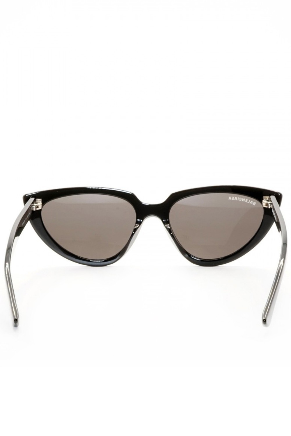 Balenciaga - Occhiali da sole in celluloide cat eye per donna nero - BB0182S 001