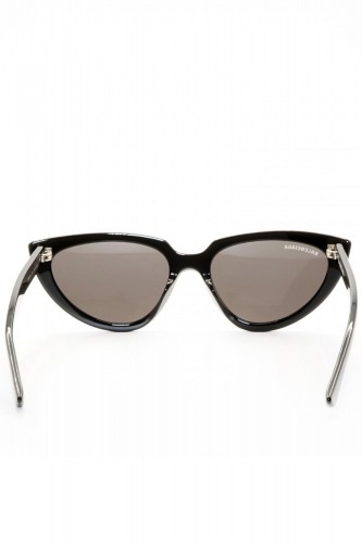 Balenciaga - Occhiali da sole in celluloide cat eye per donna nero - BB0182S 001