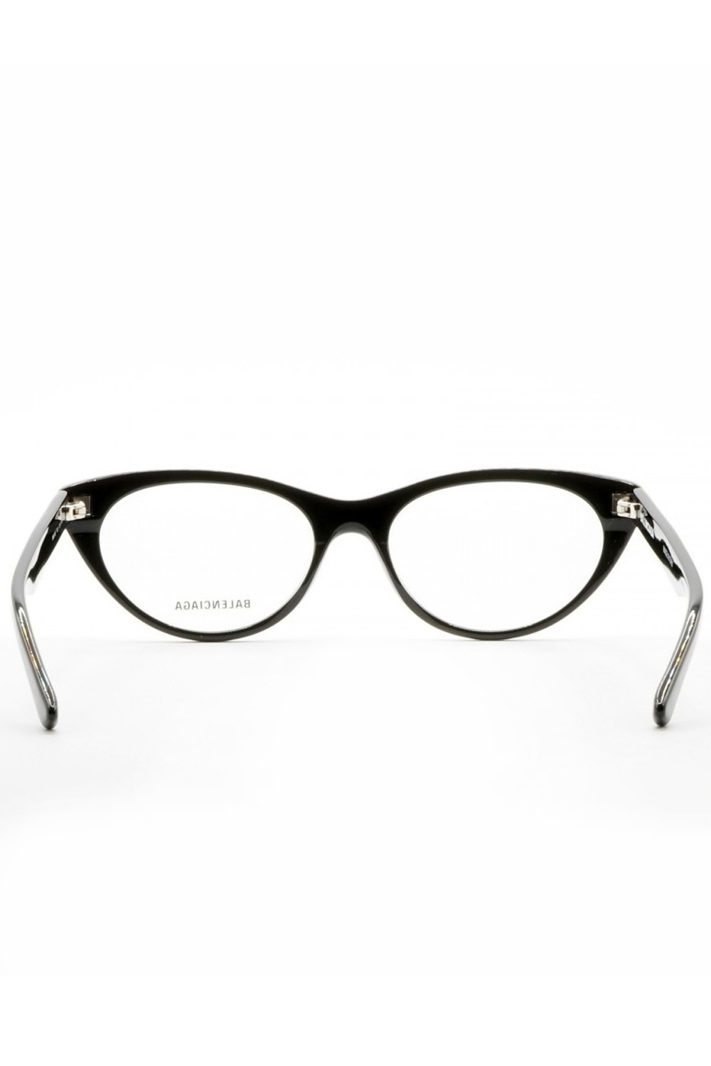 Balenciaga - Occhiali da vista in celluloide cat eye per donna nero