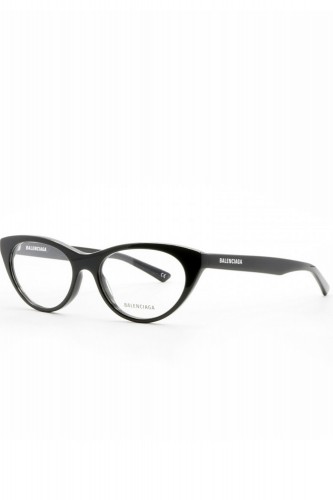 Balenciaga - Occhiali da vista in celluloide cat eye per donna nero