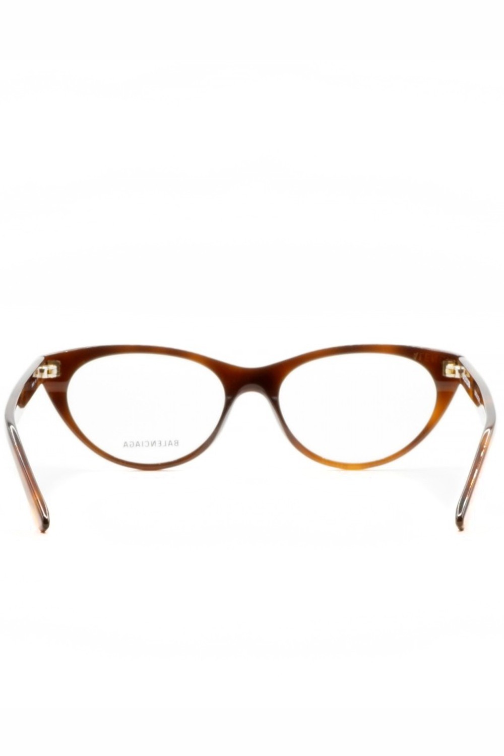 Balenciaga - Occhiali da vista in celluloide cat eye per donna nero