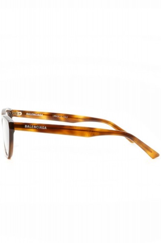 Balenciaga - Occhiali da vista in celluloide cat eye per donna nero