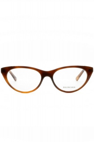 Balenciaga - Occhiali da vista in celluloide cat eye per donna nero