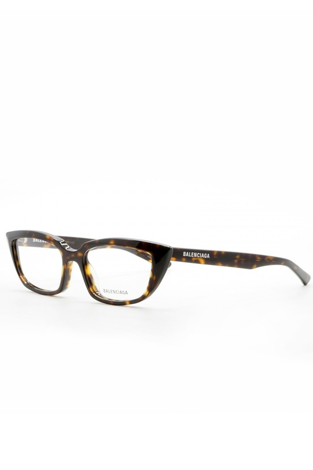 Balenciaga - Occhiali da vista in celluloide cat eye per donna nero