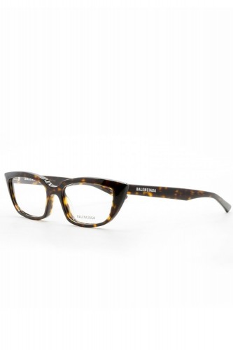 Balenciaga - Occhiali da vista in celluloide cat eye per donna nero