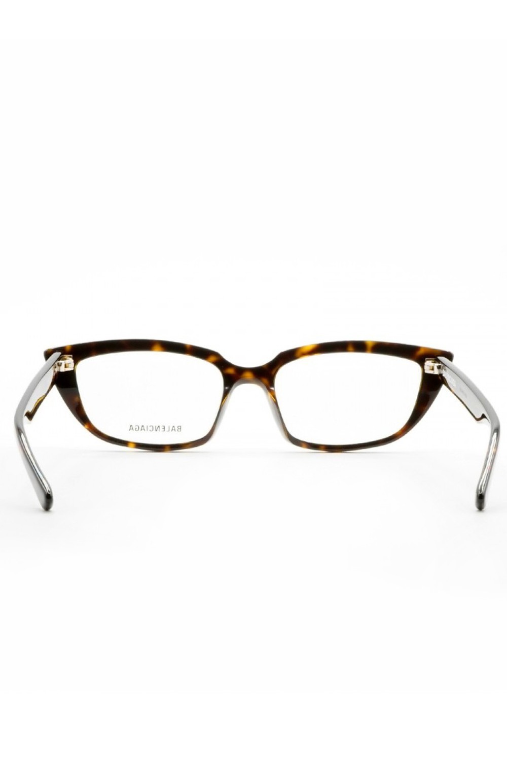 Balenciaga - Occhiali da vista in celluloide cat eye per donna nero