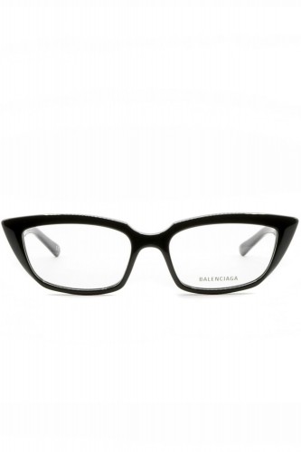 Balenciaga - Occhiali da vista in celluloide cat eye per donna nero