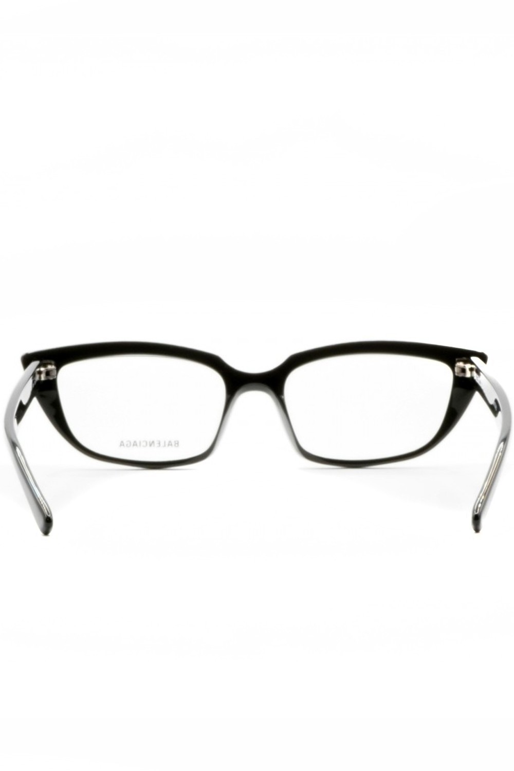 Balenciaga - Occhiali da vista in celluloide cat eye per donna nero