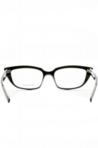 Balenciaga - Occhiali da vista in celluloide cat eye per donna nero