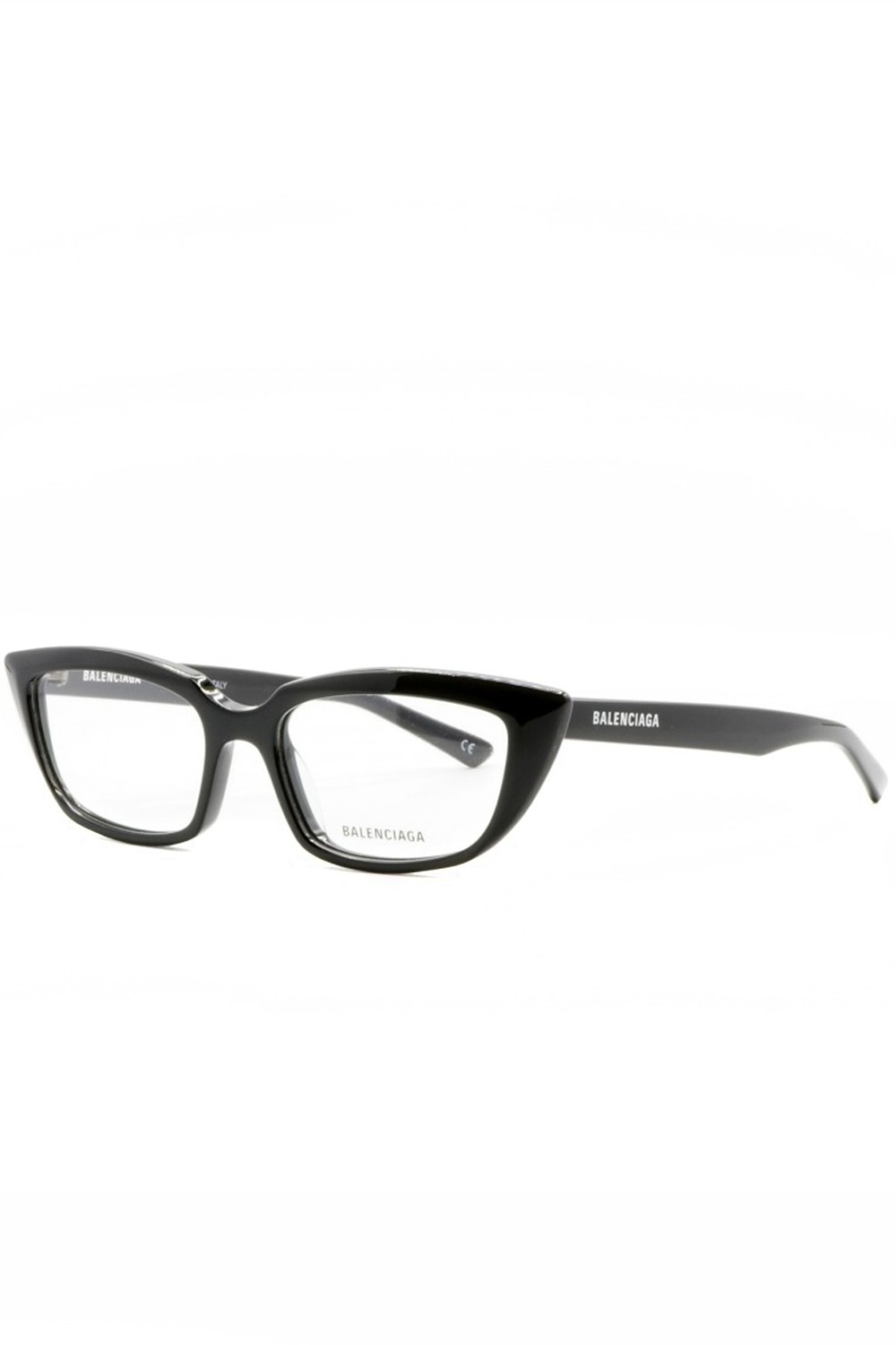 Balenciaga - Occhiali da vista in celluloide cat eye per donna nero