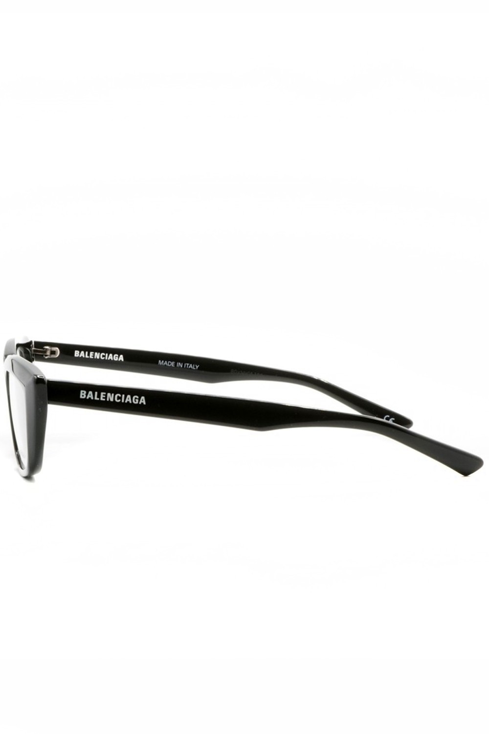 Balenciaga - Occhiali da vista in celluloide cat eye per donna nero