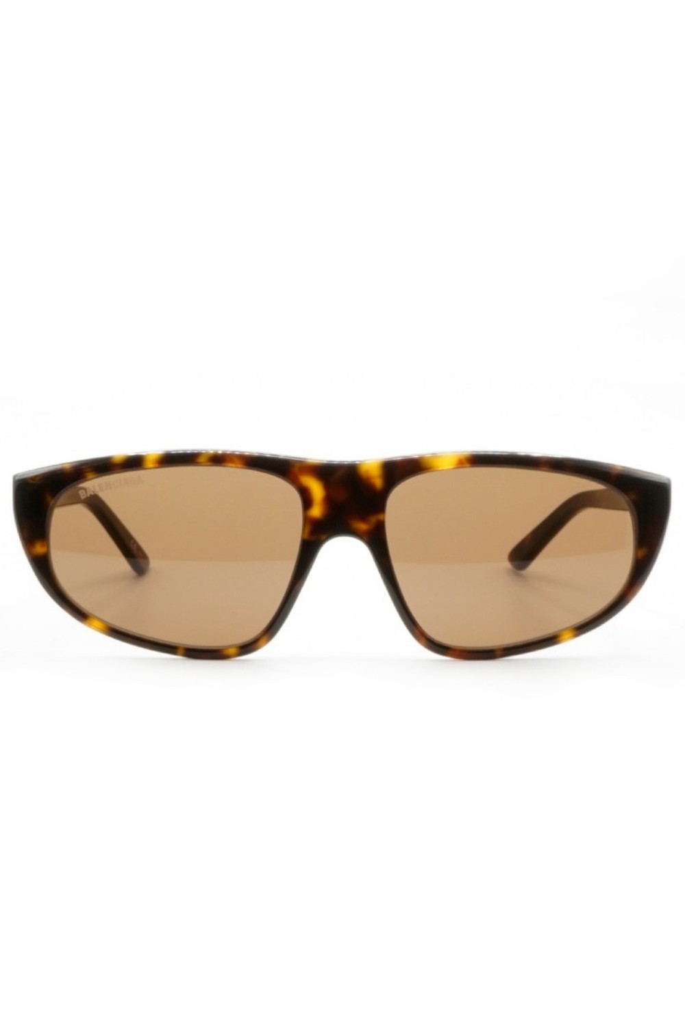 Balenciaga - Occhiali da sole aviator in celluloide per uomo nero, tartarugato