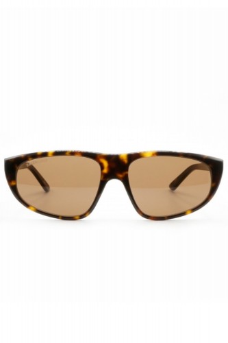 Balenciaga - Occhiali da sole aviator in celluloide per uomo nero, tartarugato