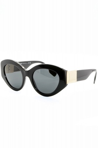 Burberry - Occhiali da sole in celluloide cat eye per donna nero - B4361 3001/87