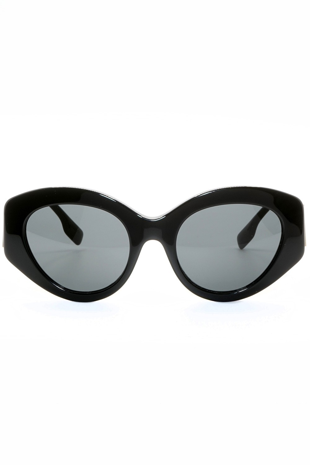 Burberry - Occhiali da sole in celluloide cat eye per donna nero - B4361 3001/87