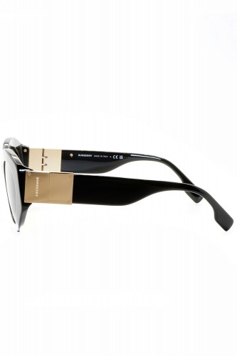 Burberry - Occhiali da sole in celluloide cat eye per donna nero - B4361 3001/87
