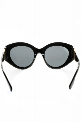 Burberry - Occhiali da sole in celluloide cat eye per donna nero - B4361 3001/87